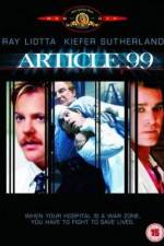Watch Article 99 Movie4k